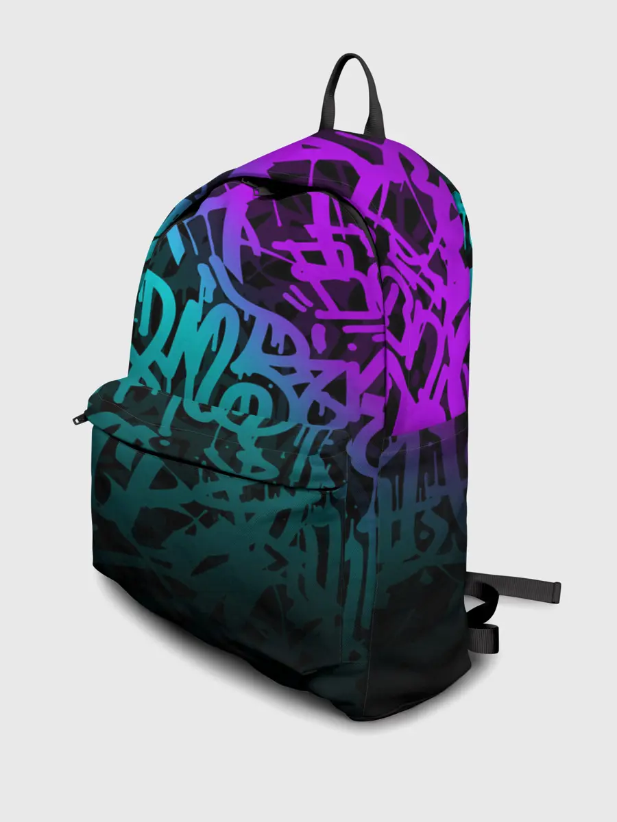 Рюкзак джинсовый / НЕОНОВОЕ ГРАФФИТИ / NEON