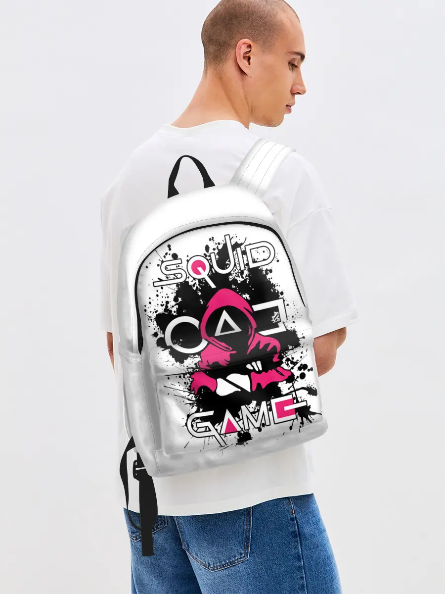 Рюкзак джинсовый / Squid game: guard-killer.