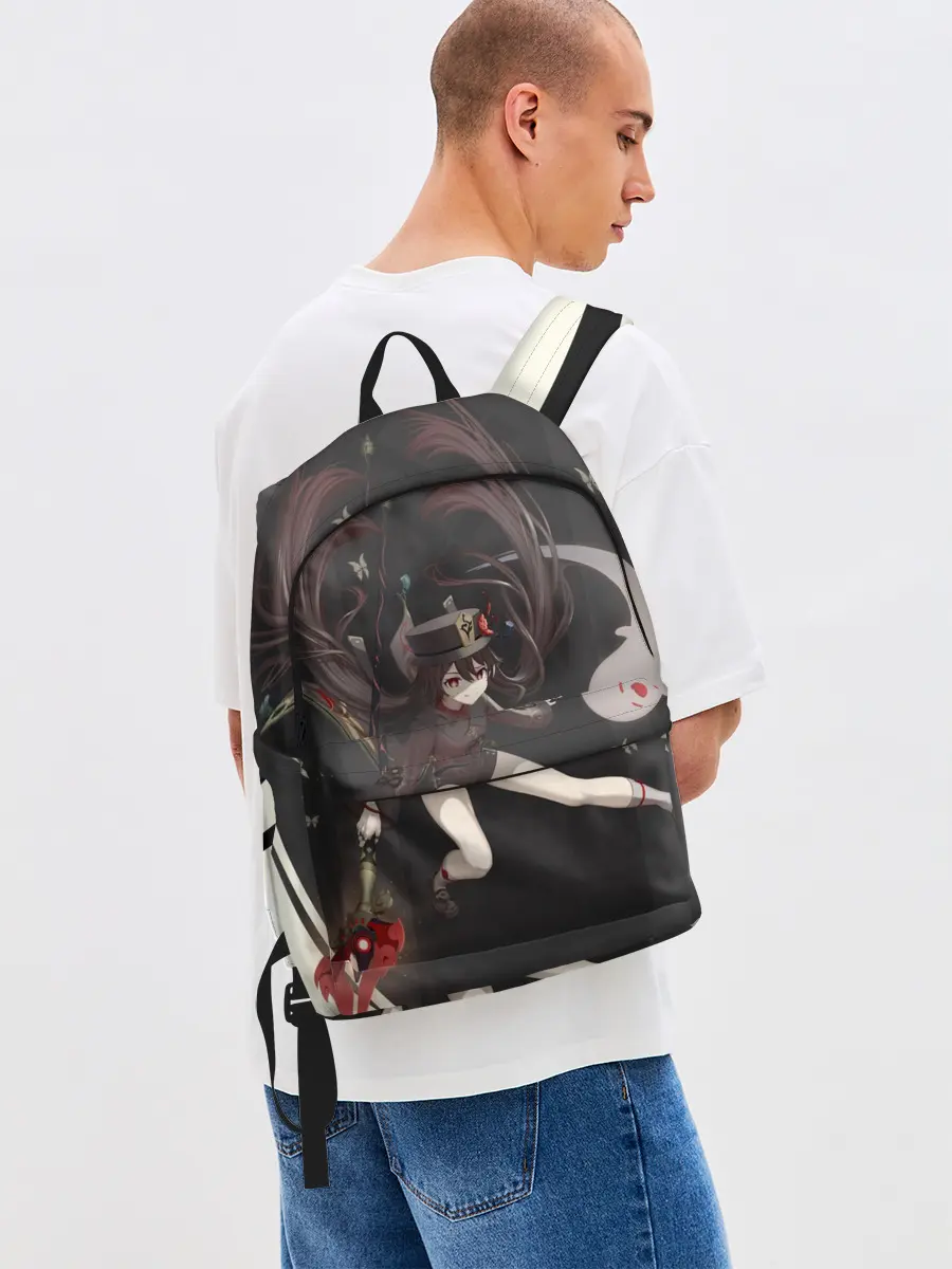 Рюкзак джинсовый / ПОХОРОННОЕ БЮРО | ХУ ТАО