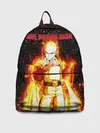 Рюкзак джинсовый / Сайтама в огне | One Punch-Man