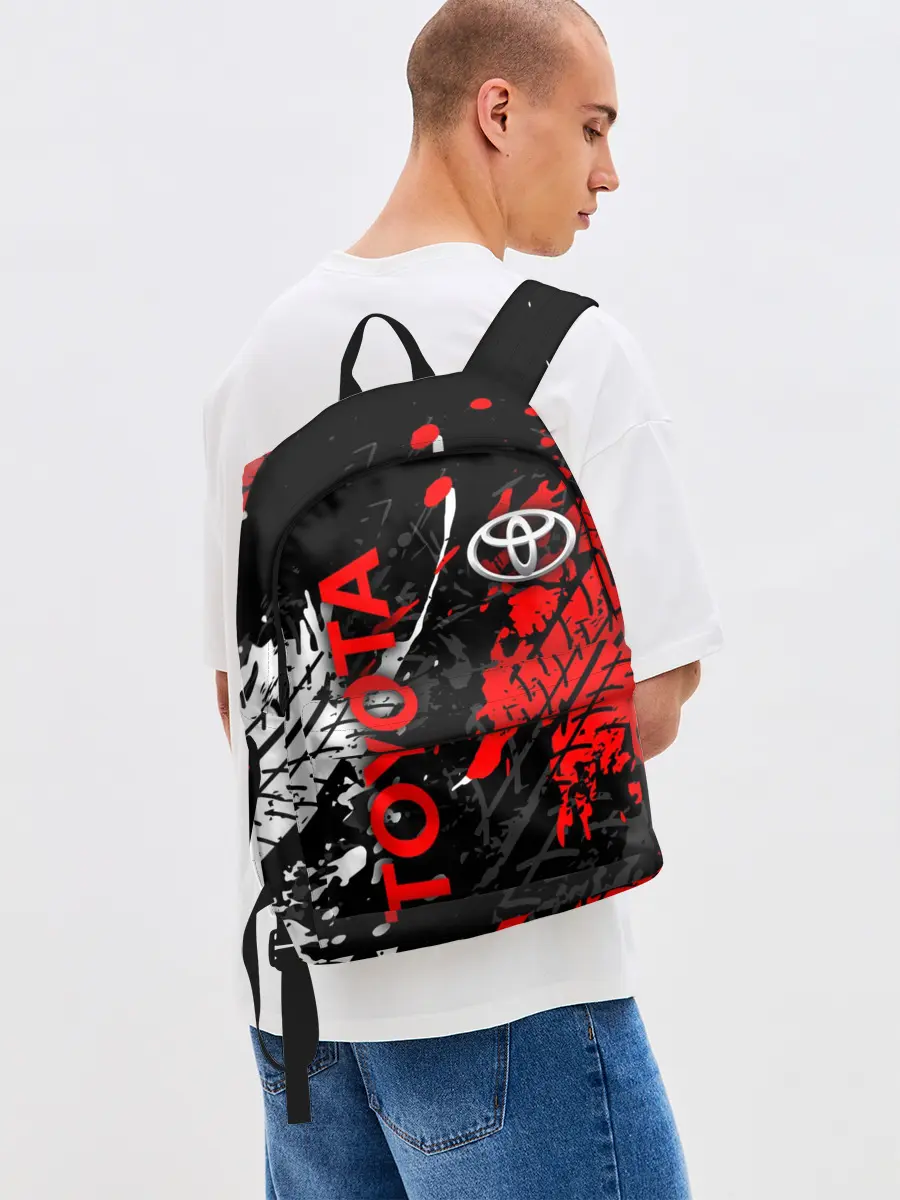 Рюкзак джинсовый / TOYOTA RED / TOYOTA SPORT