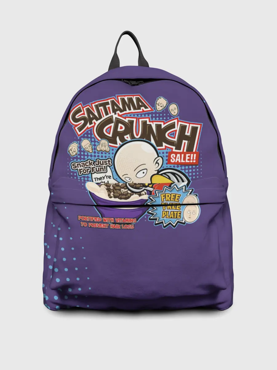 Рюкзак джинсовый / Saitama crunch One Punch-Man
