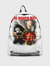 Рюкзак джинсовый / Сайтама и Генос One Punch-Man