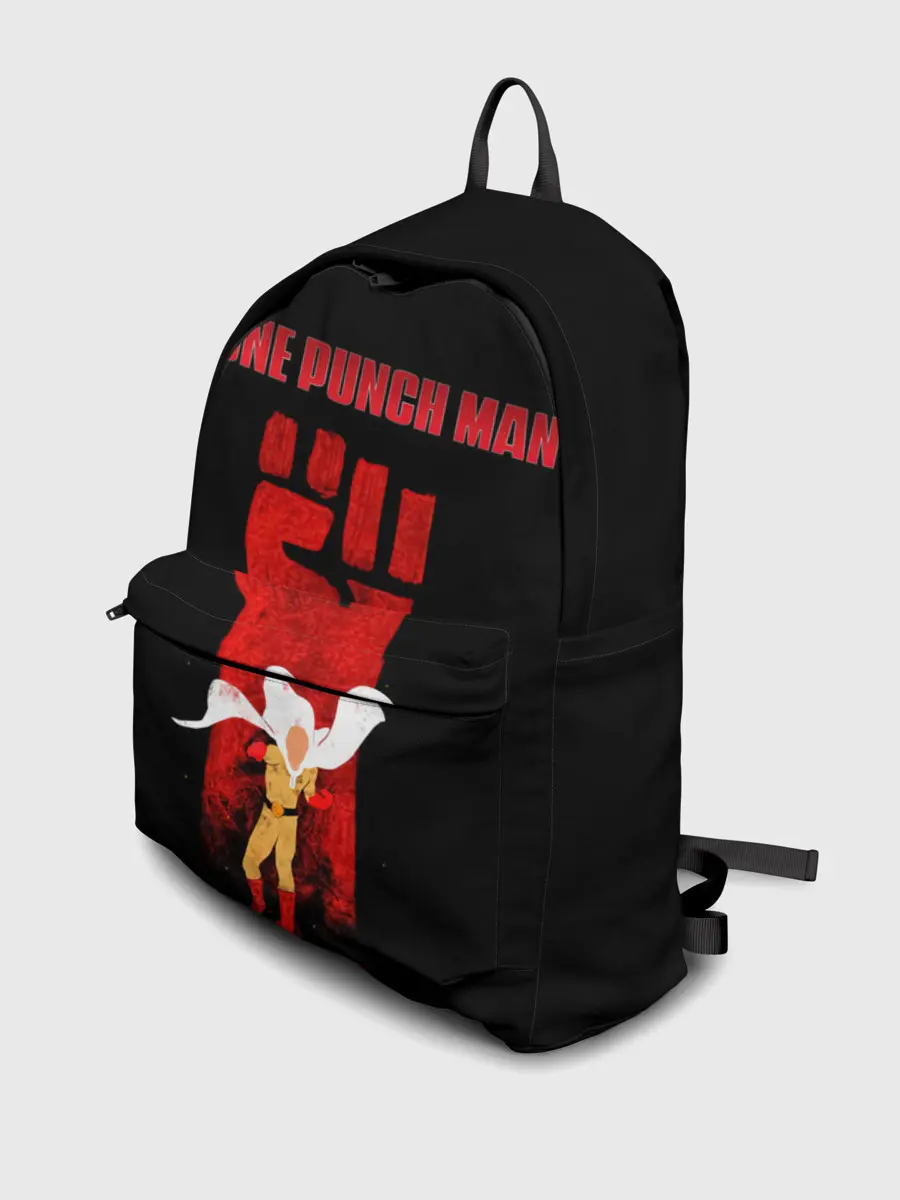 Рюкзак джинсовый / Огромный кулак Сайтама One Punch-Man