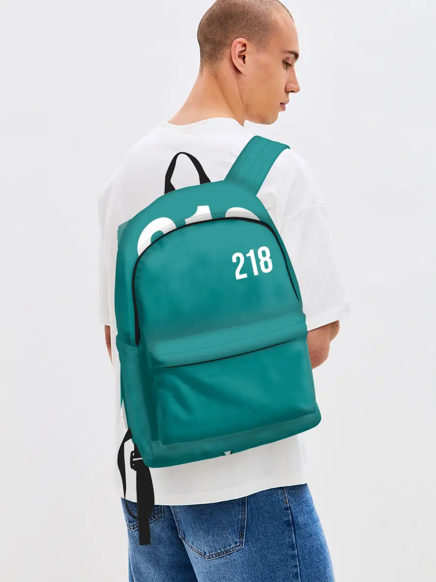 Рюкзак джинсовый / Игра в кальмара: Чхо Сан Воо 218