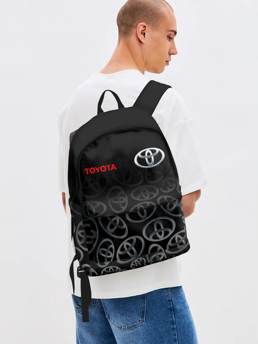 Рюкзак джинсовый / TOYOTA SPORT / LOGOBOMBING