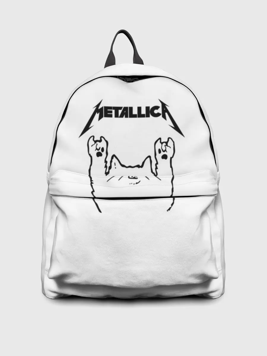 Рюкзак джинсовый / Metallica / Meowtallica.