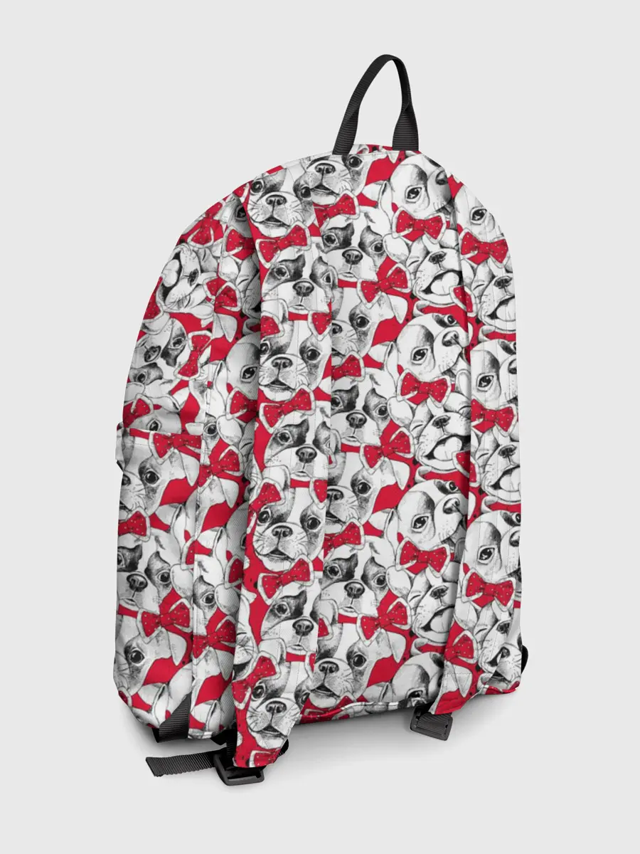 Рюкзак джинсовый / Французский Бульдог