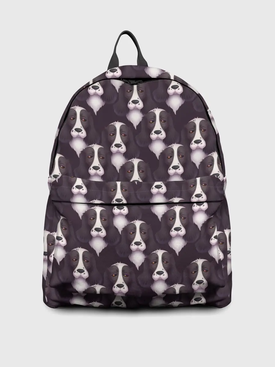 Рюкзак джинсовый / Спаниель