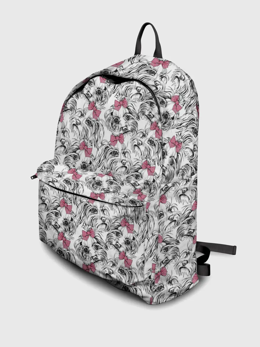 Рюкзак джинсовый / Мальтийская Болонка