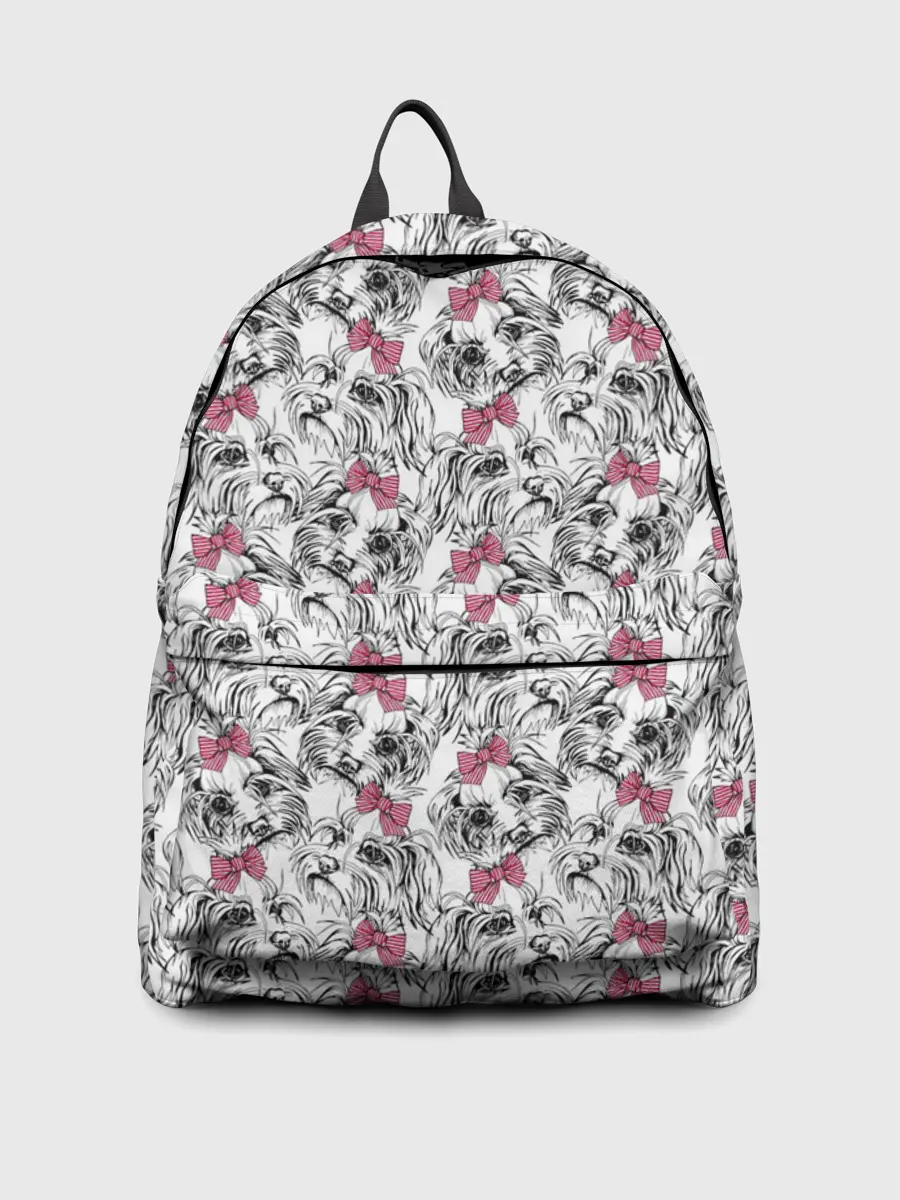 Рюкзак джинсовый / Мальтийская Болонка