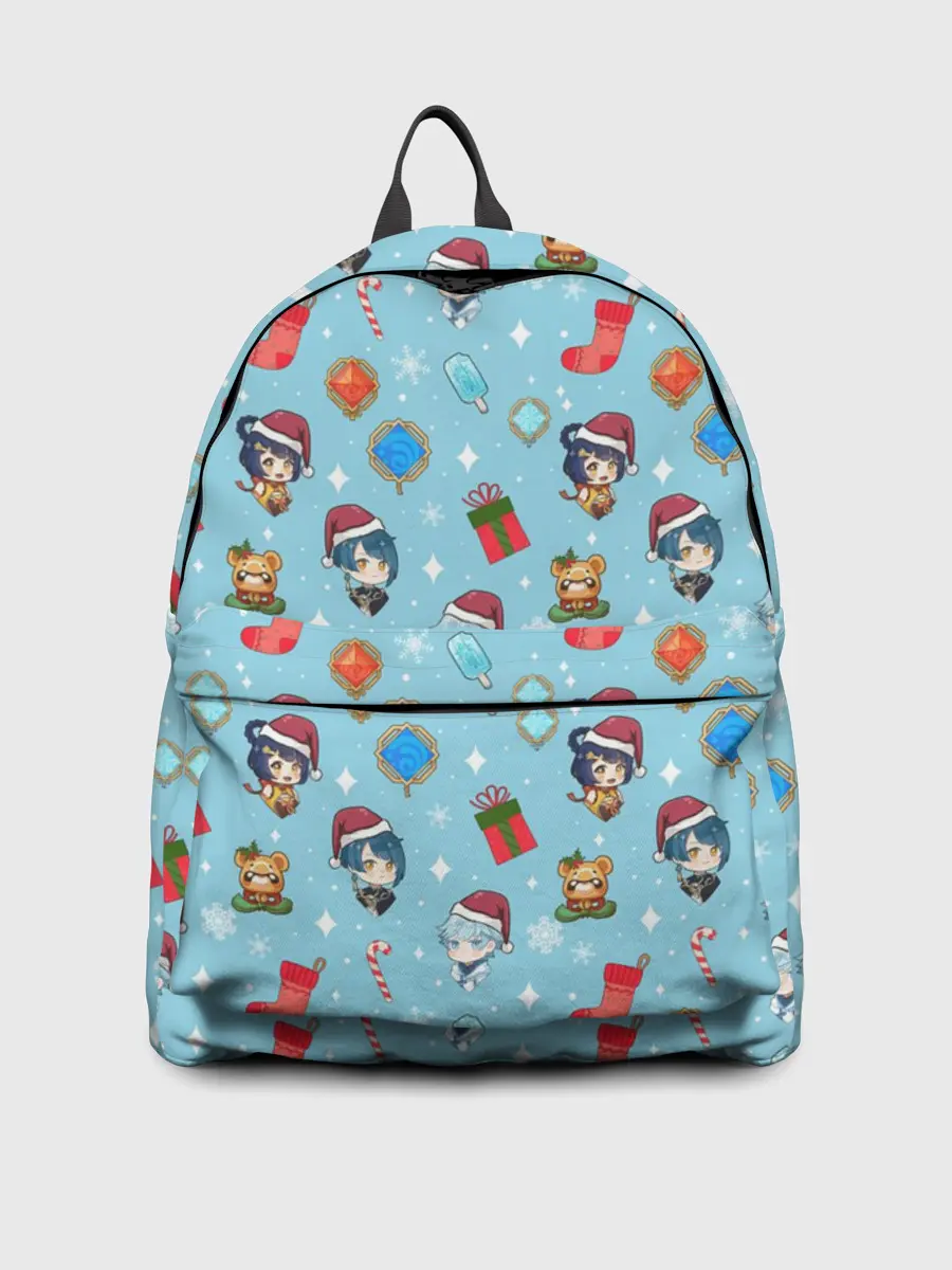 Рюкзак джинсовый / GI Christmas Pattern