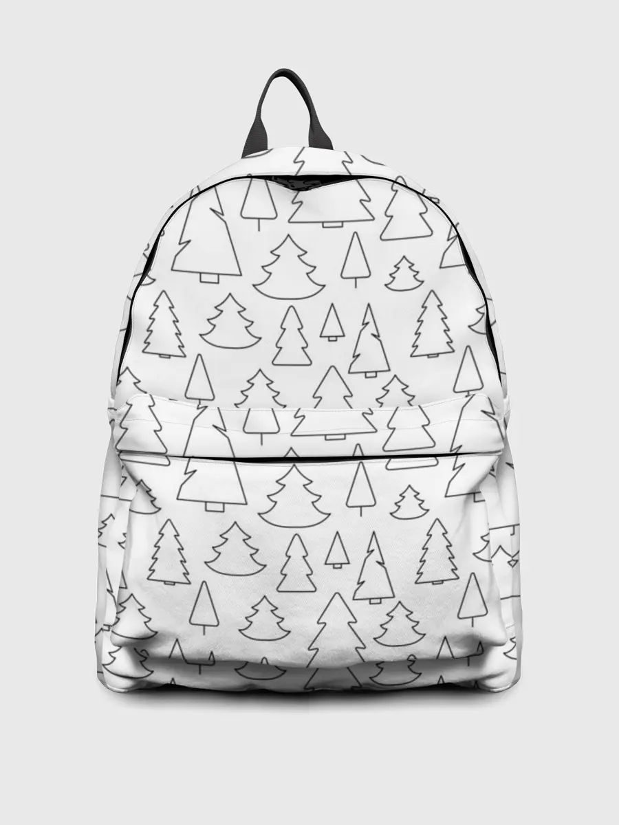 Рюкзак джинсовый / Простые елочки