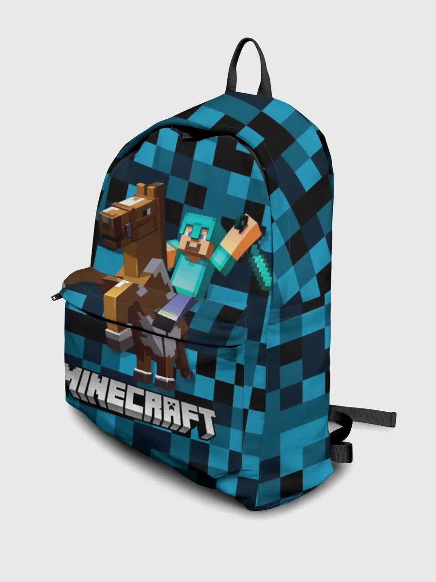Рюкзак джинсовый / Minecraft, Пиксели