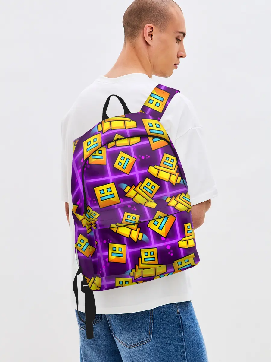 Рюкзак джинсовый / GEOMETRY DASH SPACE