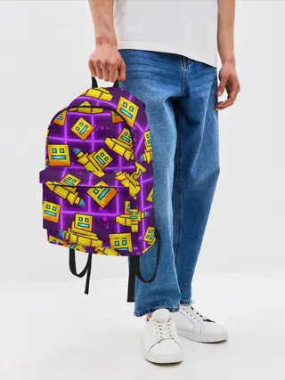 Рюкзак джинсовый / GEOMETRY DASH SPACE