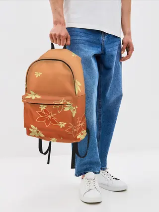 Рюкзак джинсовый / КАДЗУХА | KAZUHA | КРАСНЫЙ КЛЕН