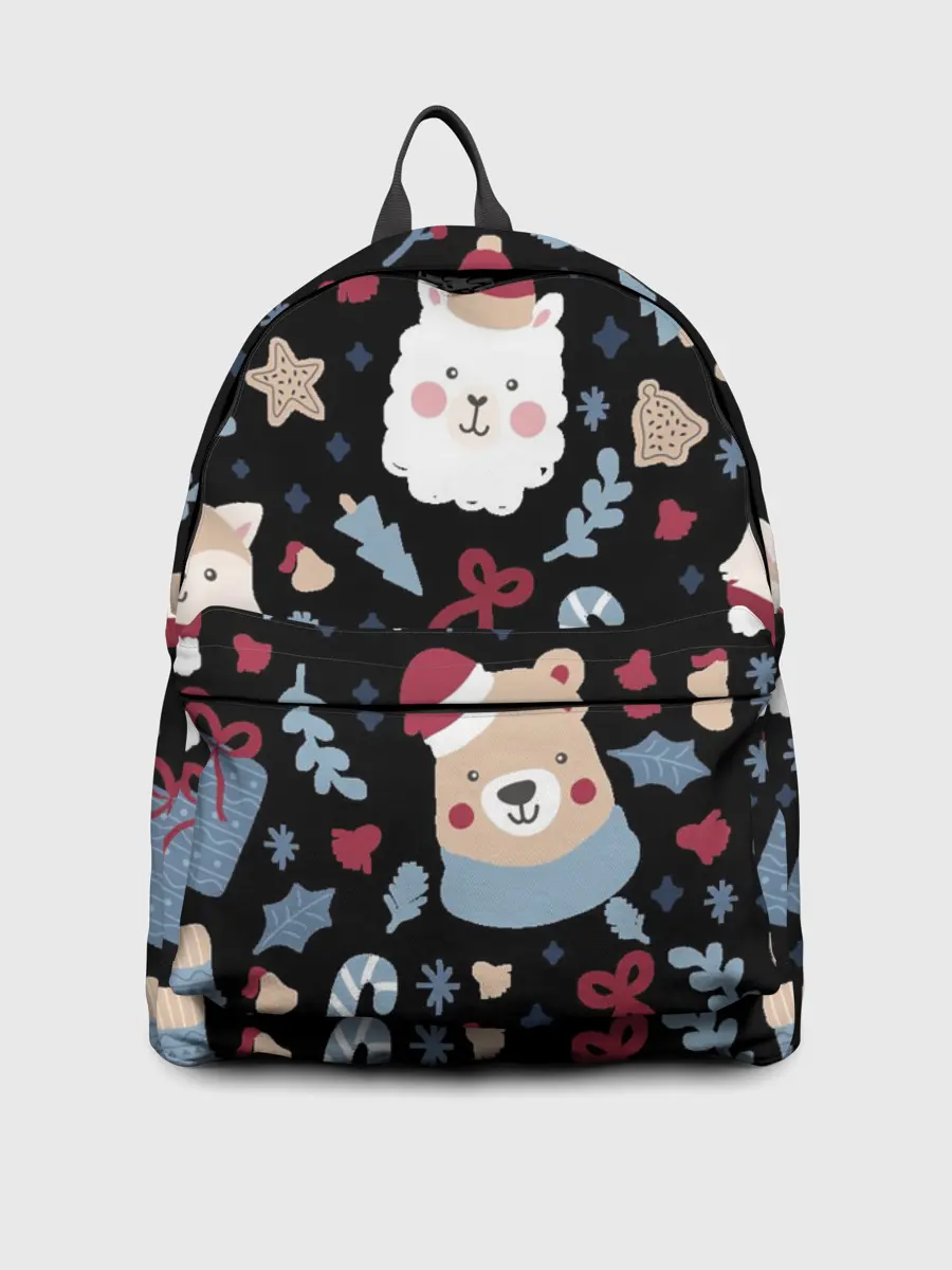 Рюкзак джинсовый / Забавный Новый Год