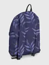 Рюкзак джинсовый / Листья на темно синем фоне