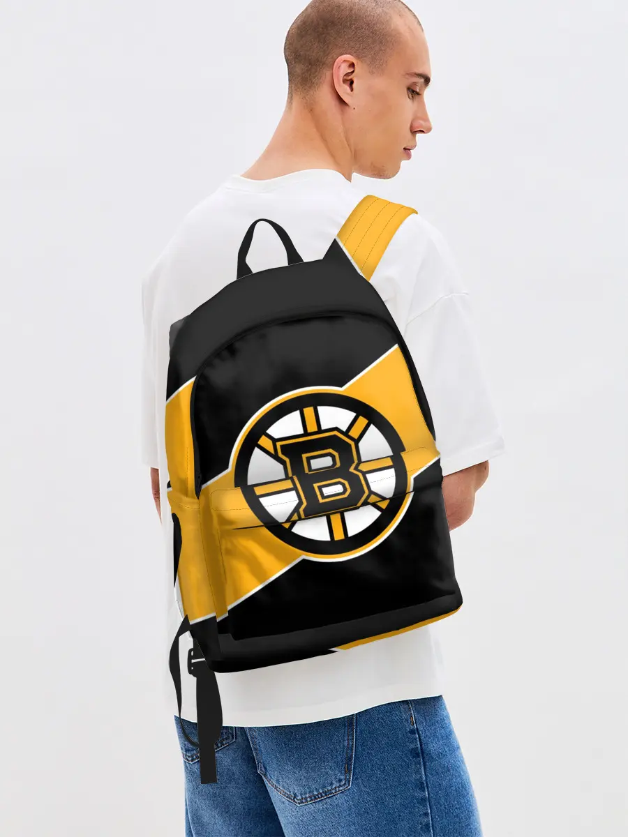 Рюкзак джинсовый / Бостон Брюинз, Boston Bruins