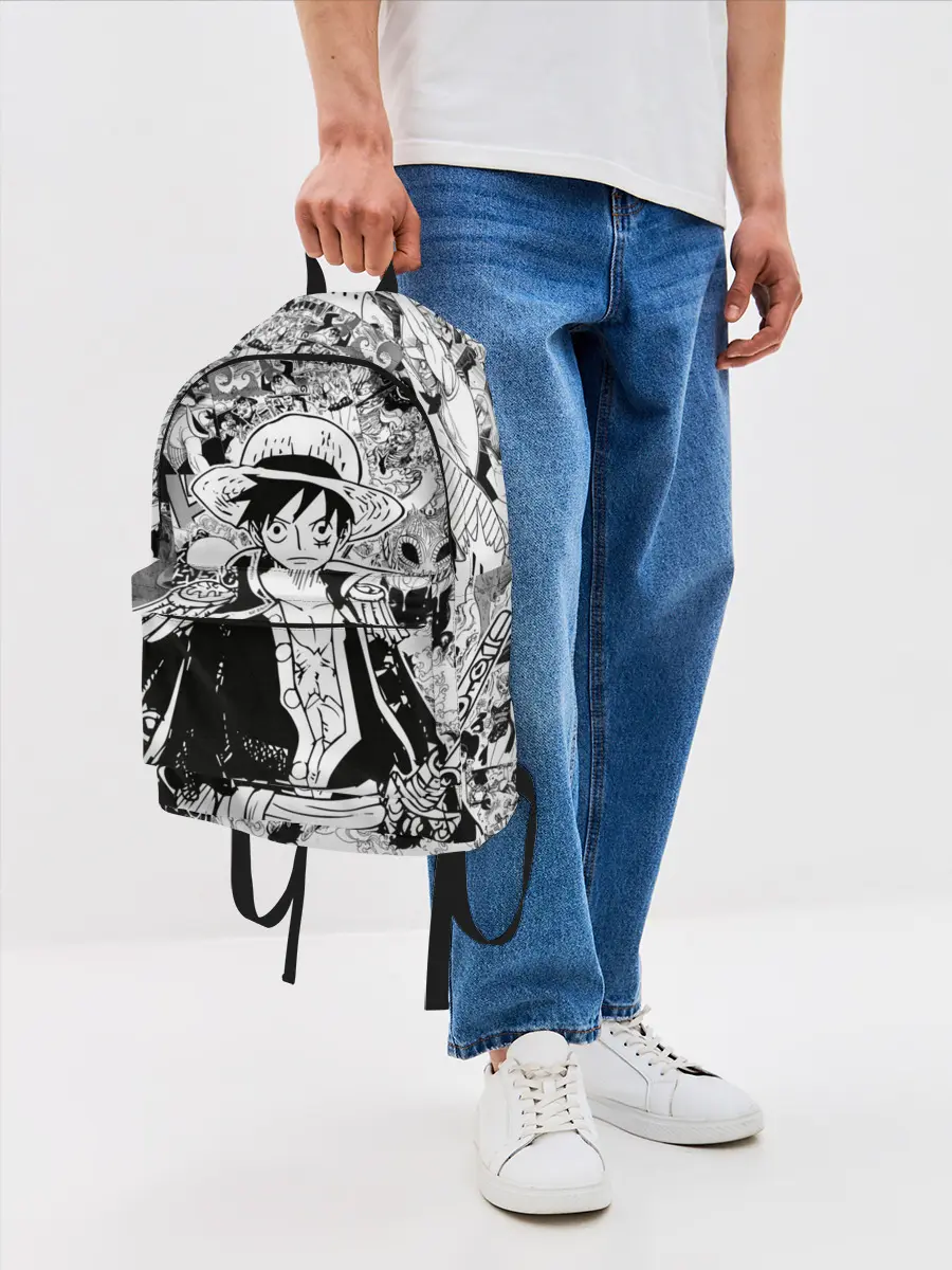 Рюкзак джинсовый / Ван Пис, One Piece, манга