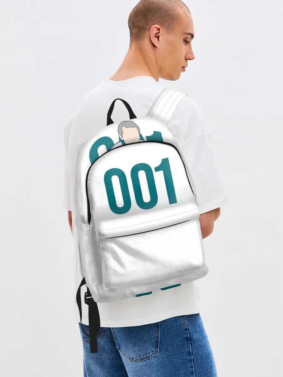 Рюкзак джинсовый / Squid game - О Иль Нам 001