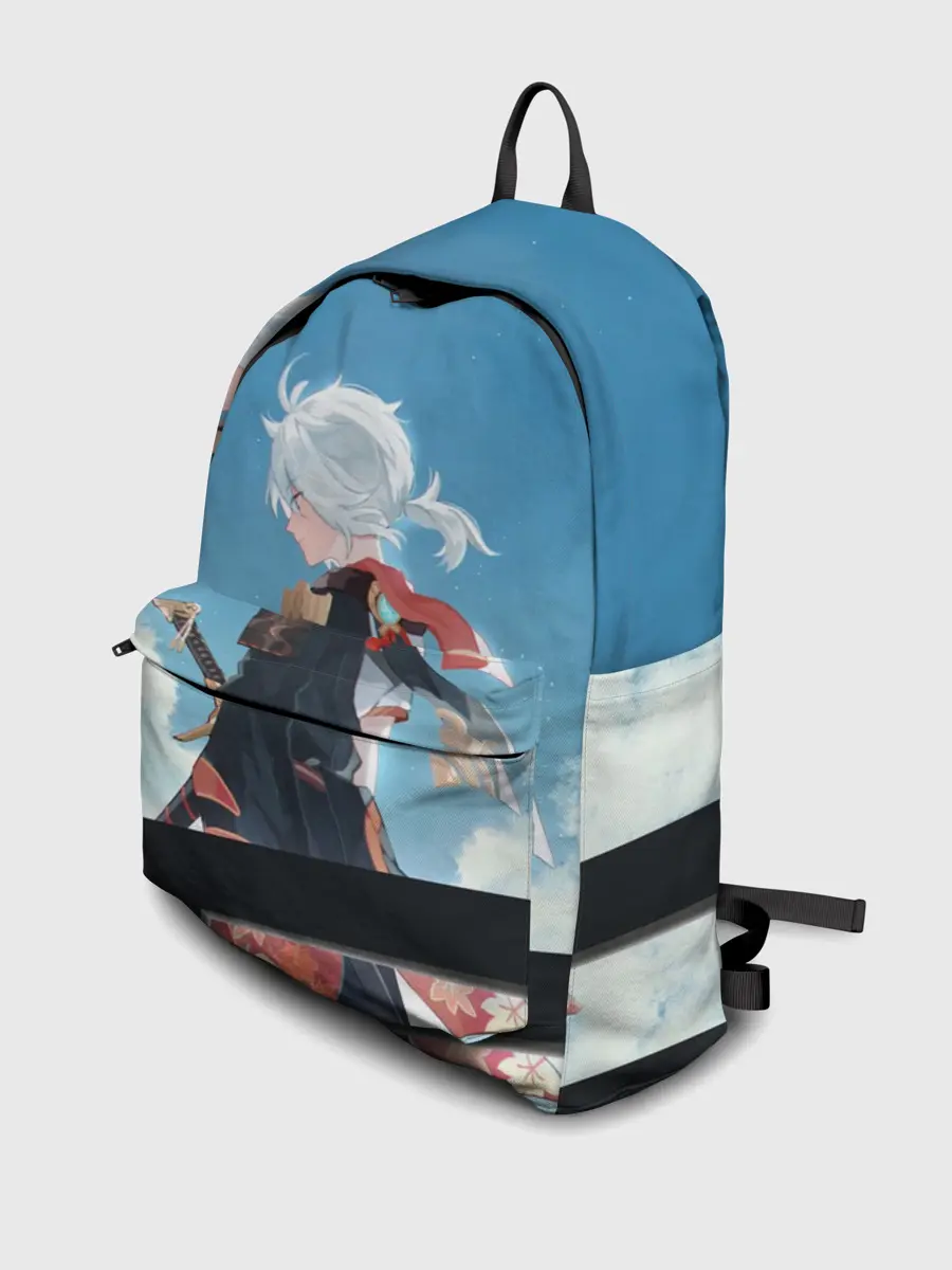 Рюкзак джинсовый / КАДЗУХА НА ФОНЕ НЕБА