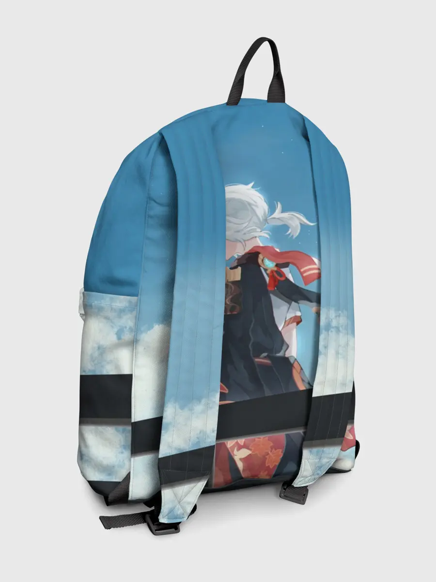 Рюкзак джинсовый / КАДЗУХА НА ФОНЕ НЕБА