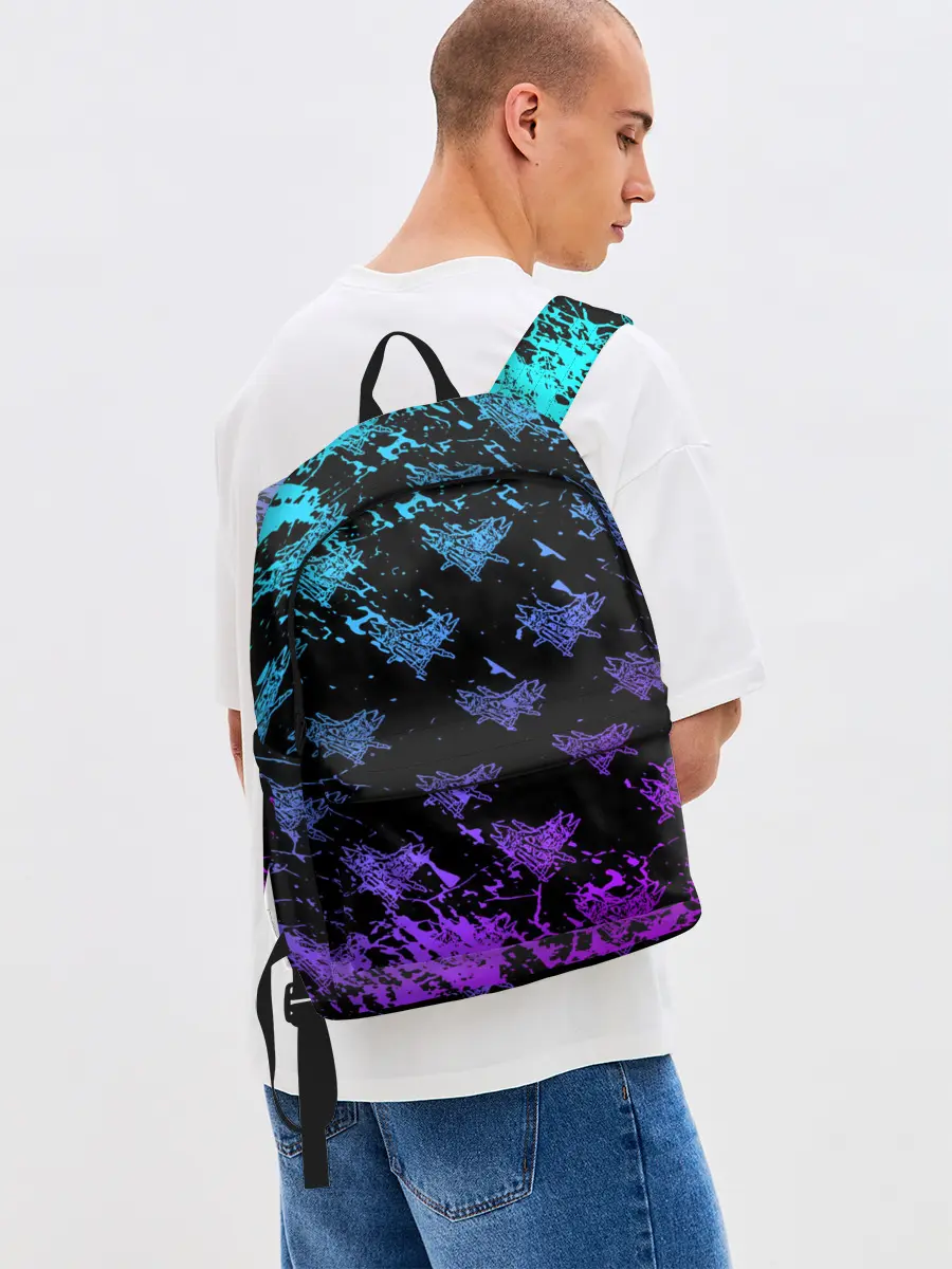 Рюкзак джинсовый / Velial Squad | neon