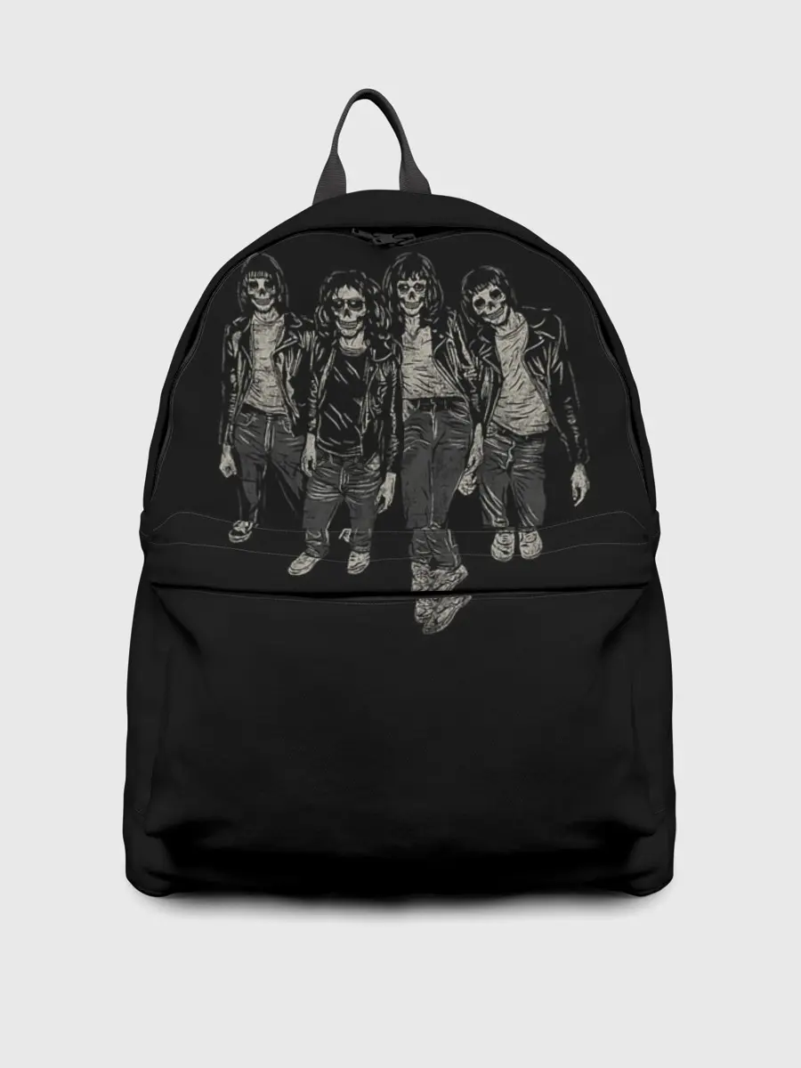 Рюкзак джинсовый / Группа Рамонс