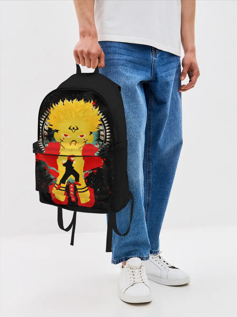 Рюкзак джинсовый / Сукуна - Король проклятий, Jujutsu Kaisen