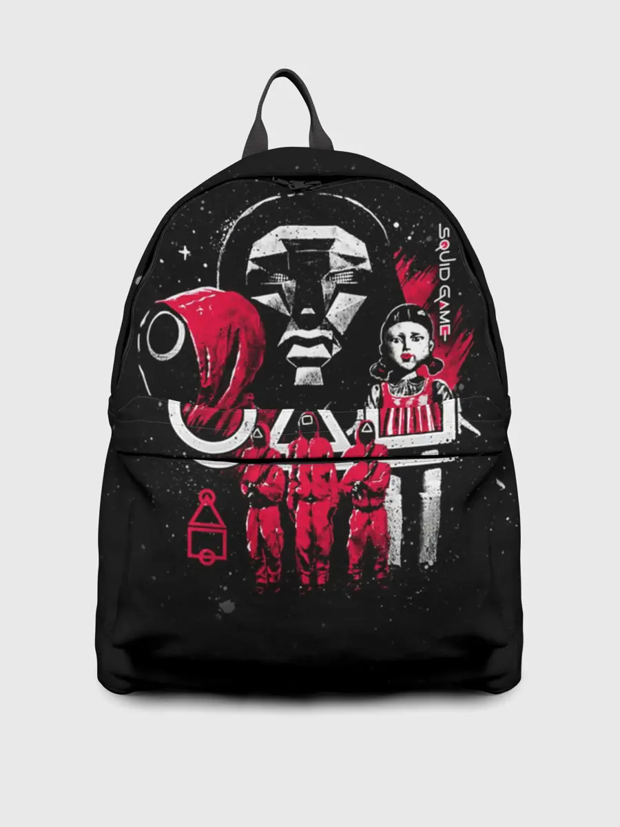 Рюкзак джинсовый / Игра в кальмара