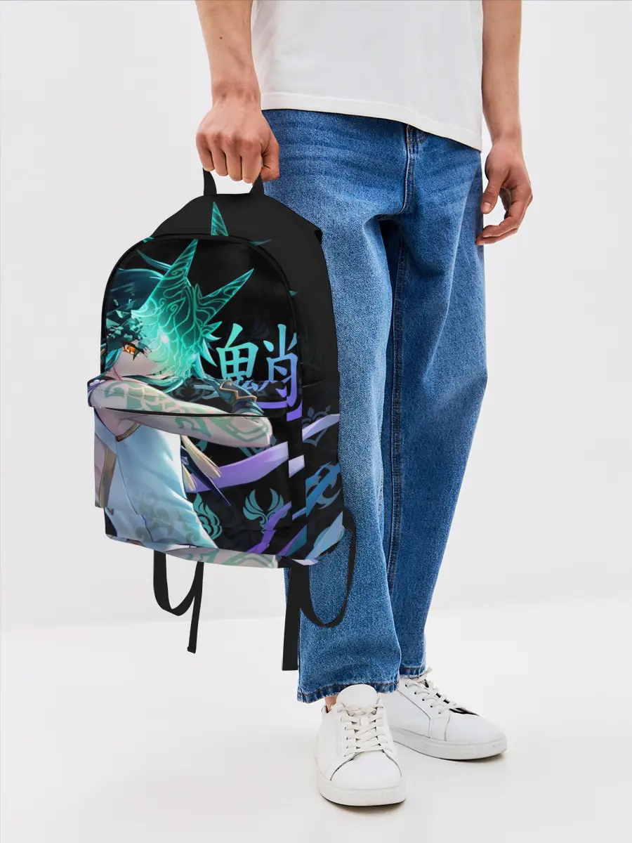 Рюкзак джинсовый / Genshin Impact: Сяо