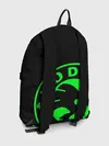 Рюкзак джинсовый / SKODA GREEN LOGO BLACK STYLE