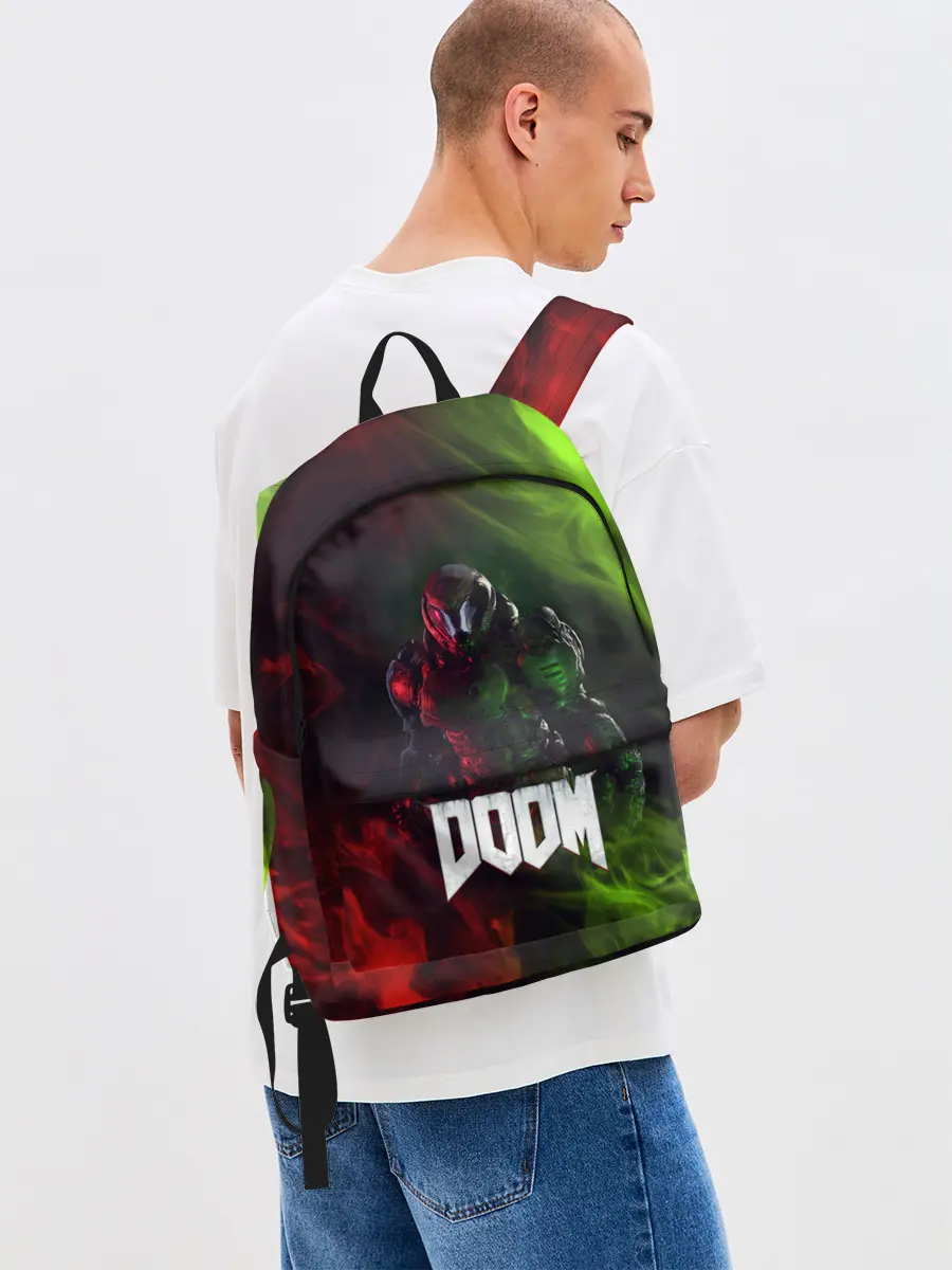 Рюкзак джинсовый / Doomguy | Doom