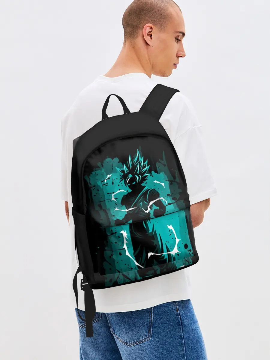 Рюкзак джинсовый / Ultra Goku, Гоку