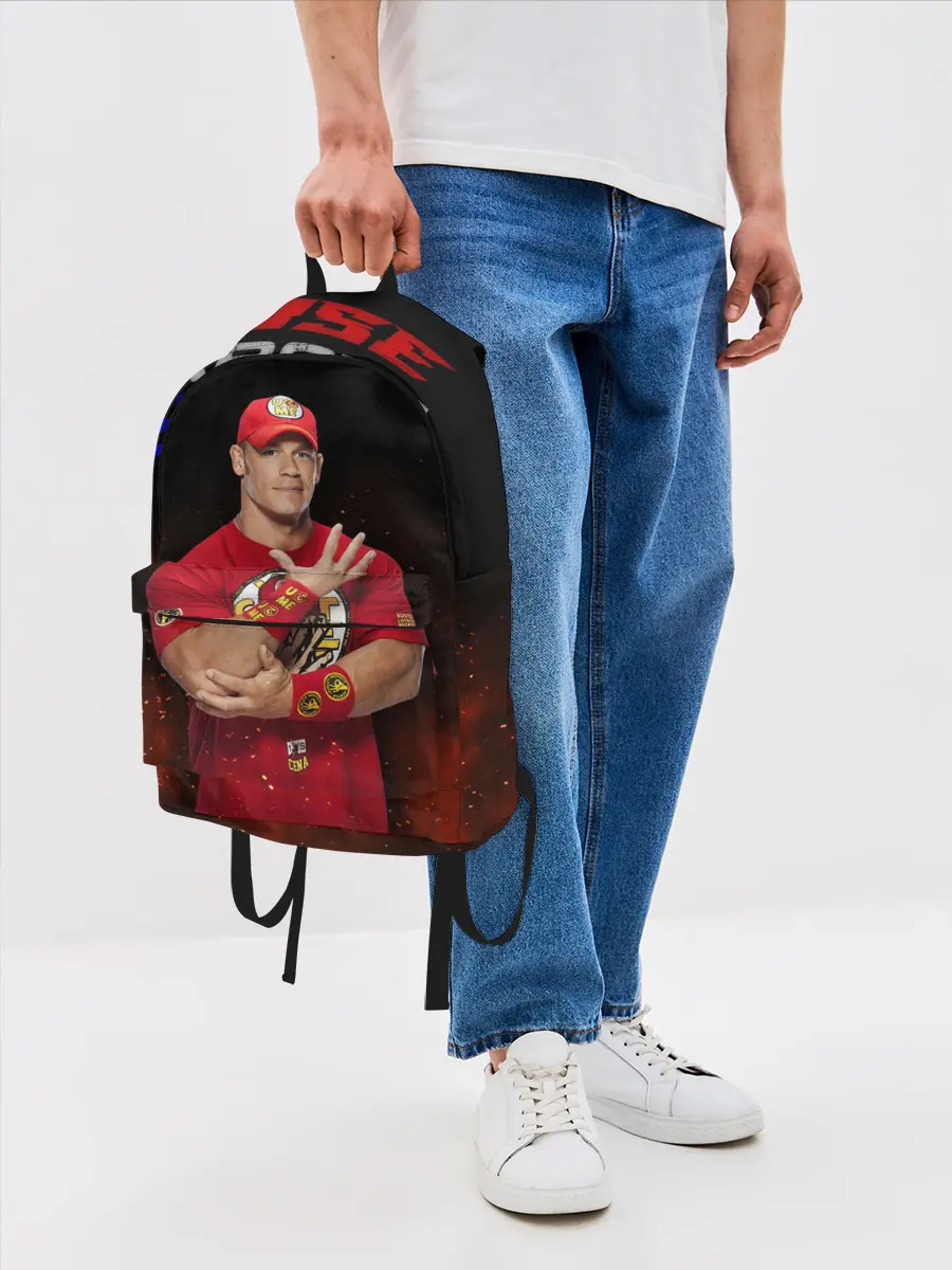 Рюкзак джинсовый / Rise above hate