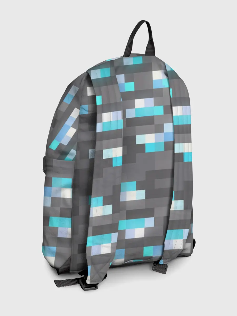 Рюкзак джинсовый / АЛМАЗНАЯ РУДА | DIAMOND ORE | MINCRAFT