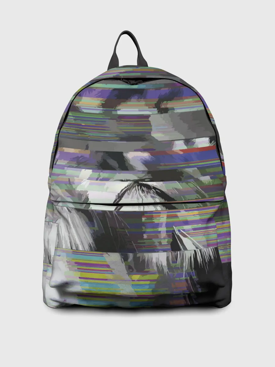 Рюкзак джинсовый / Glitch lion 2020