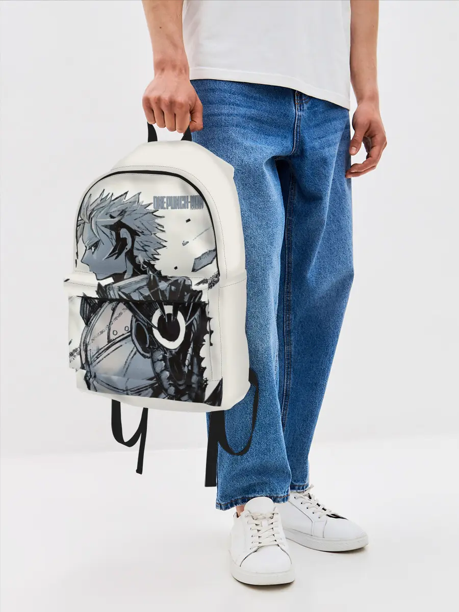 Рюкзак джинсовый / One Punch-Man Генос