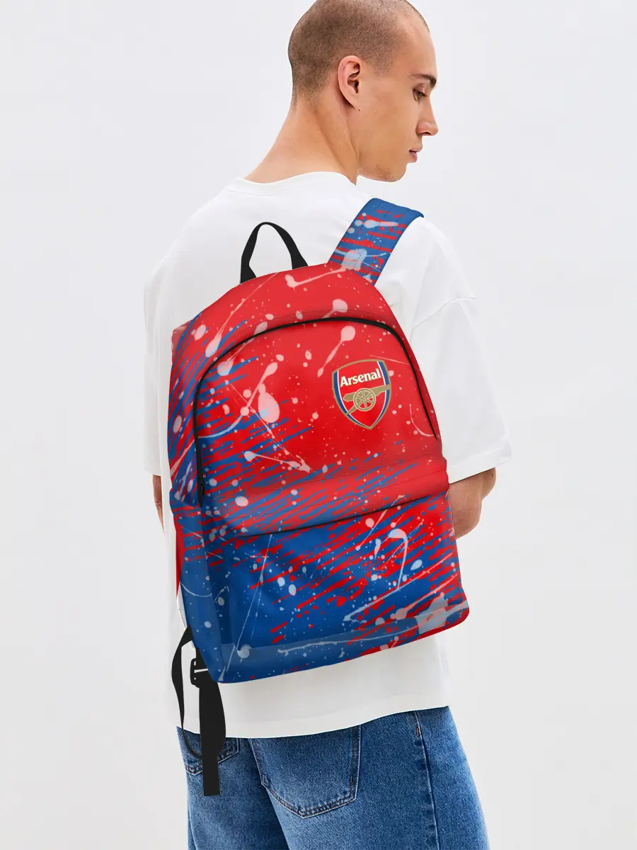 Рюкзак джинсовый / Arsenal: Фирменные цвета.