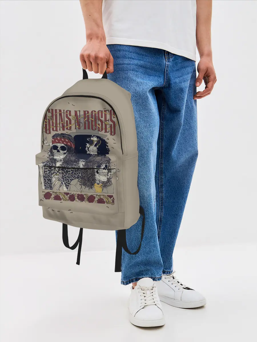 Рюкзак джинсовый / GNR Skeletons