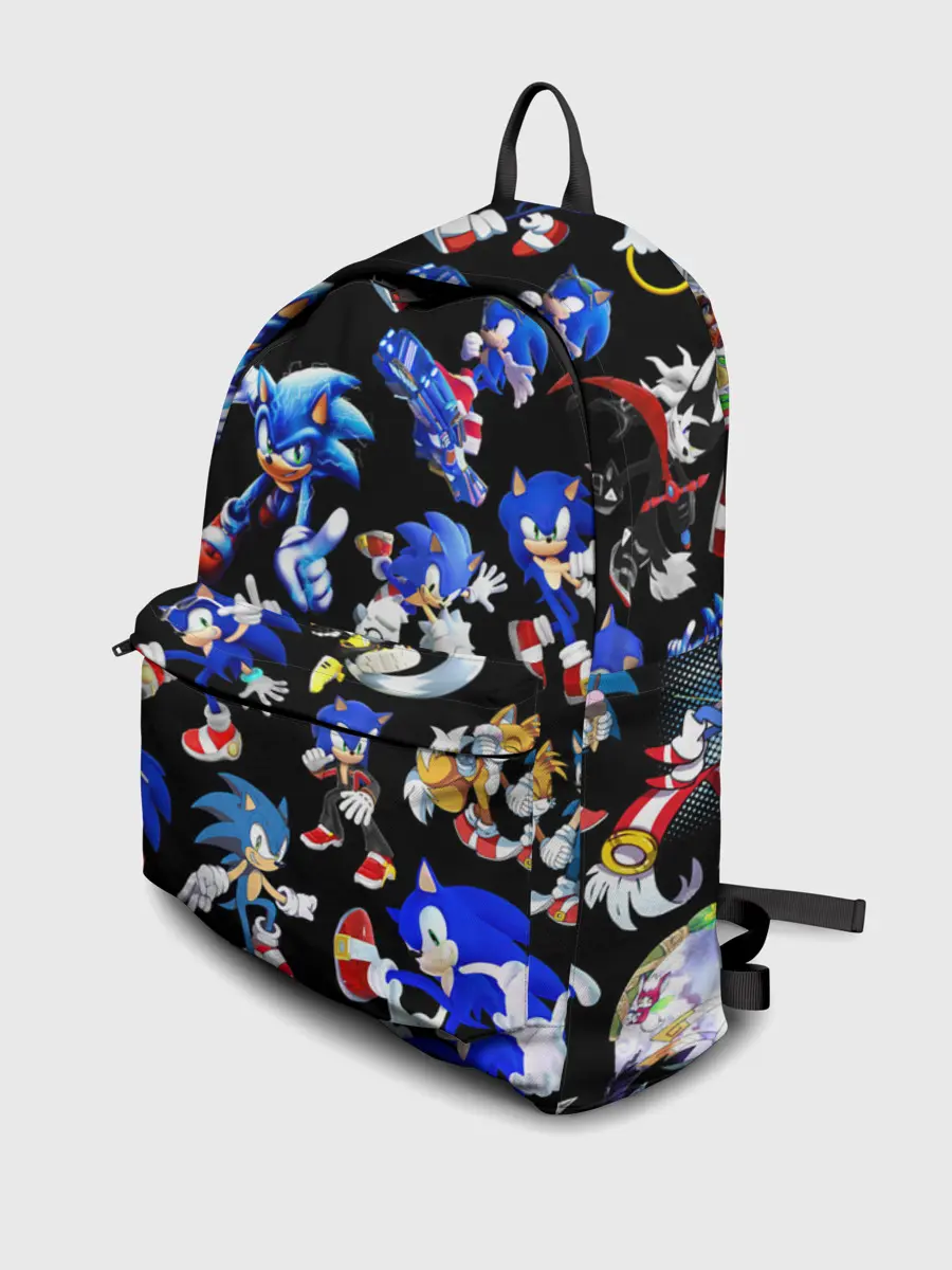 Рюкзак джинсовый / SONIC PATTERN HERO | СОННИК