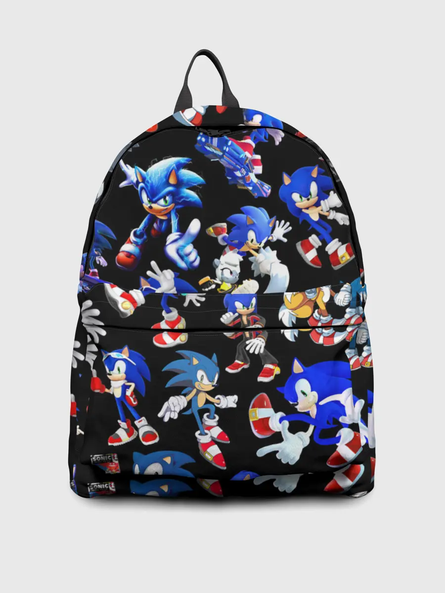 Рюкзак джинсовый / SONIC PATTERN HERO | СОННИК