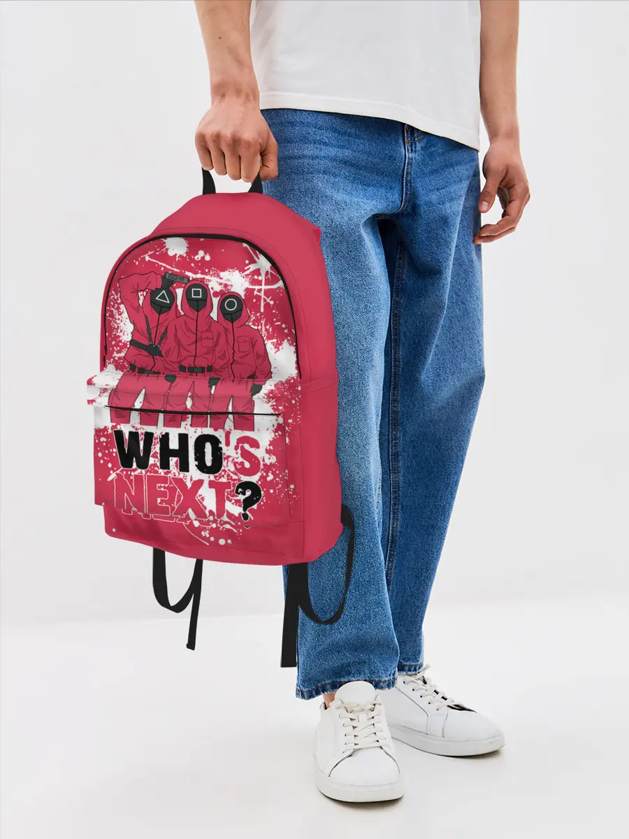 Рюкзак джинсовый / Squid game: Whos Next?/Кто следующий?