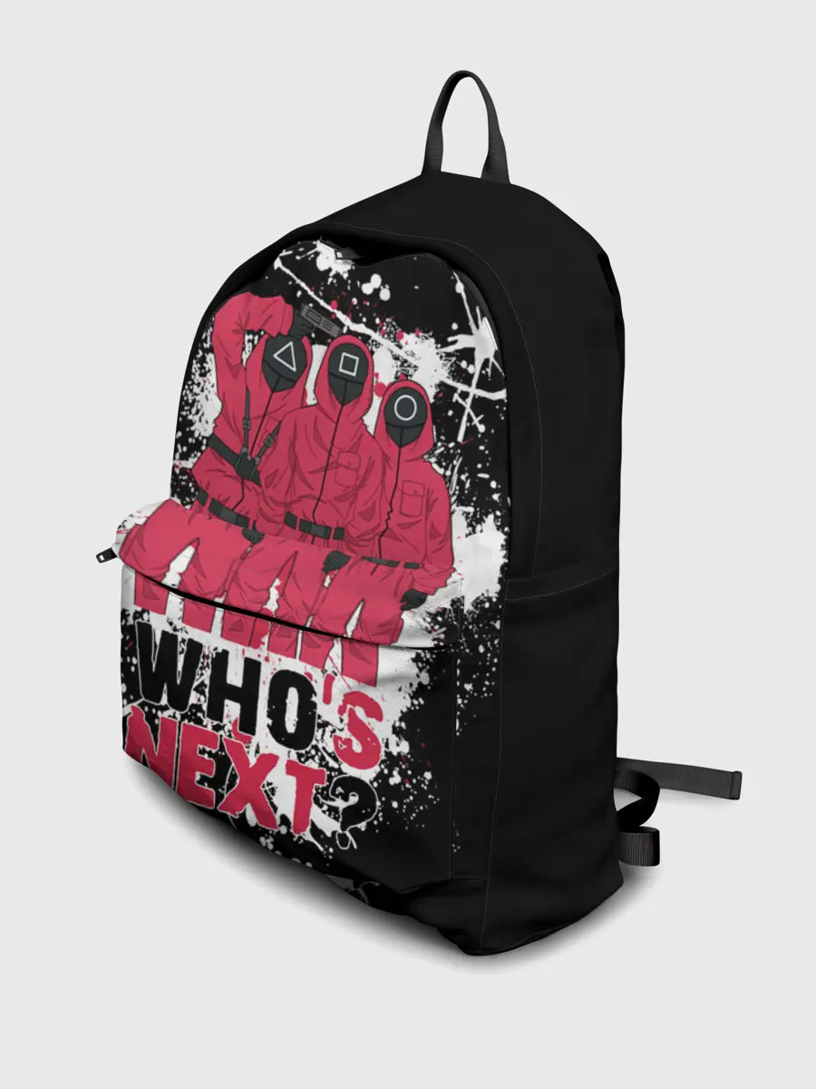 Рюкзак джинсовый / Squid game: Whos Next? Кто следующий