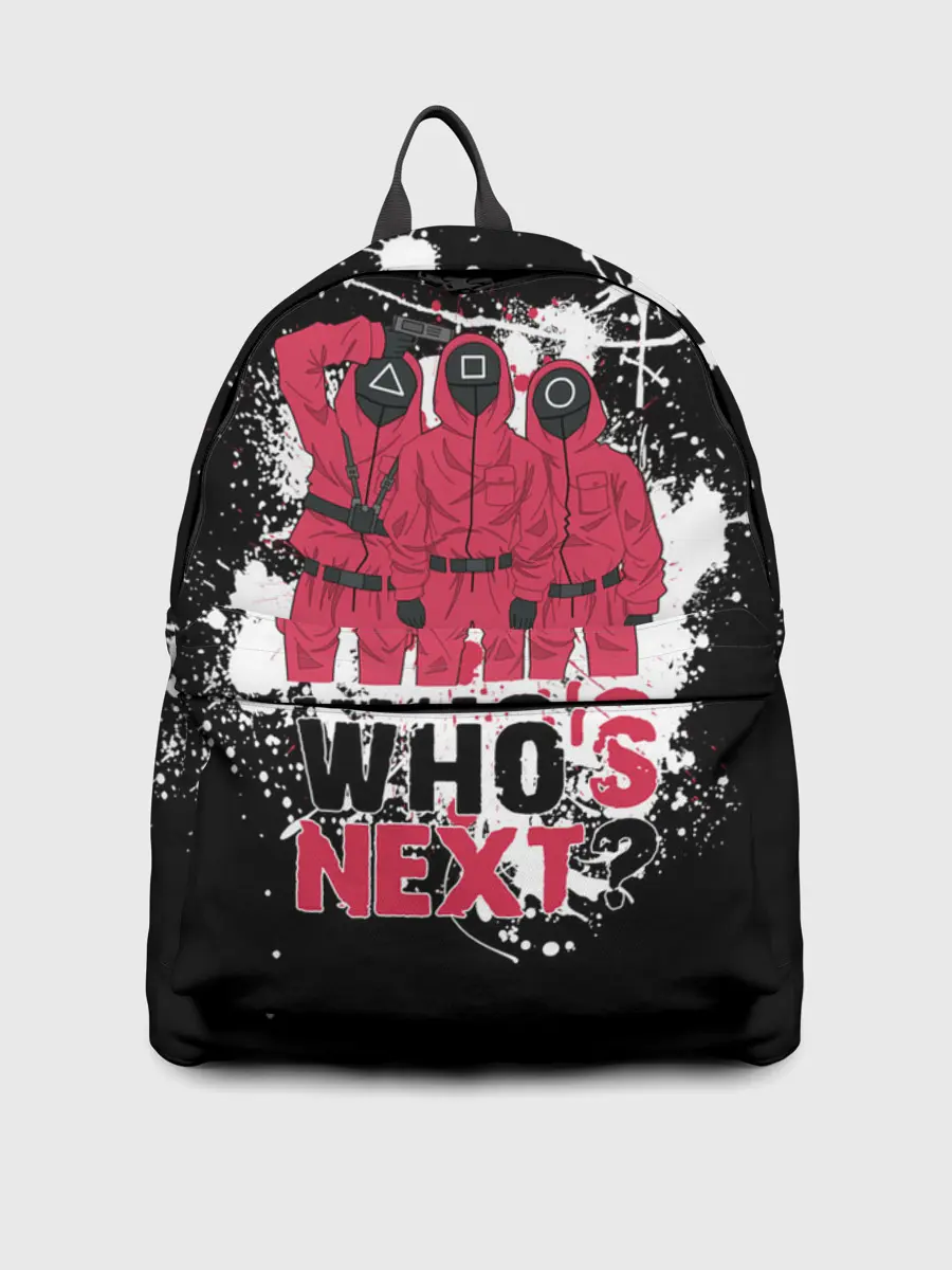 Рюкзак джинсовый / Squid game: Whos Next? Кто следующий