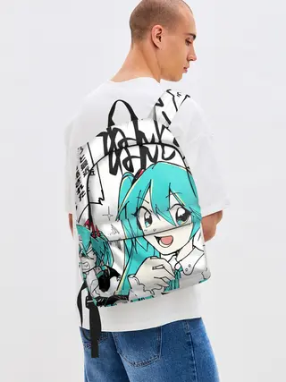 Рюкзак джинсовый / Hatsune Miku