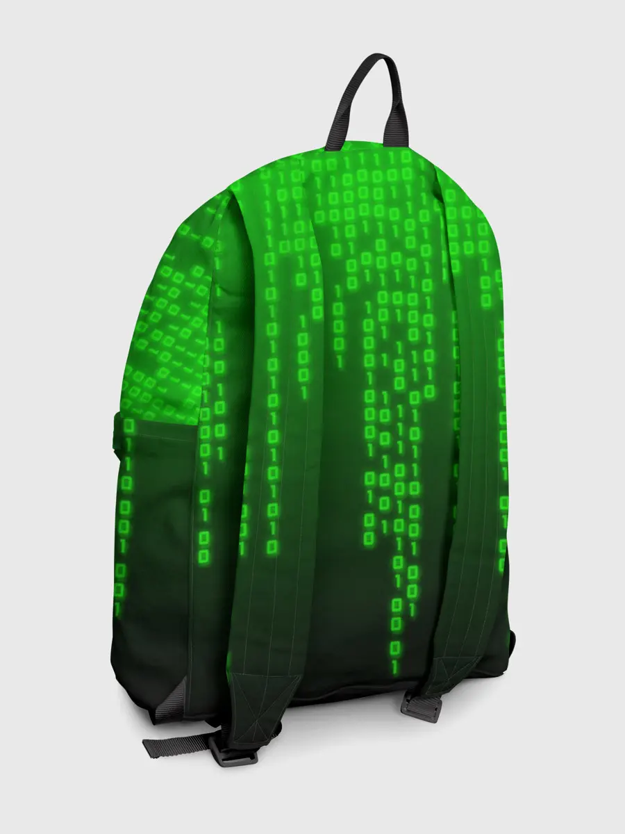 Рюкзак джинсовый / PYTHON / ПАЙТОН / ПИТОН / КОД