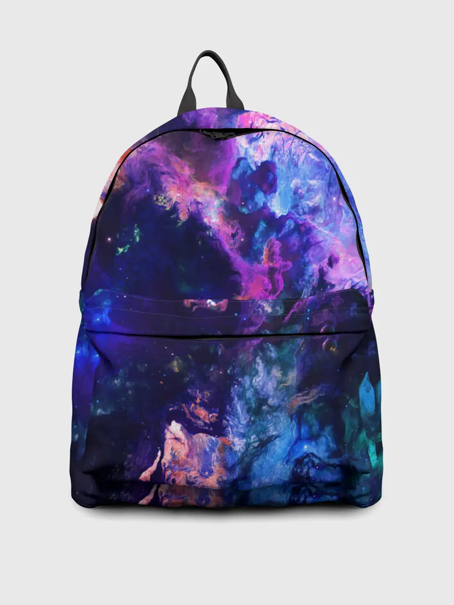 Рюкзак джинсовый / НЕОНОВЫЕ КОСМОС / NEON SPACE